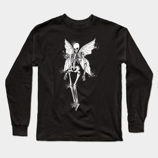 Fairy skeleton with wings - Fairycore Long Sleeve T-Shirt